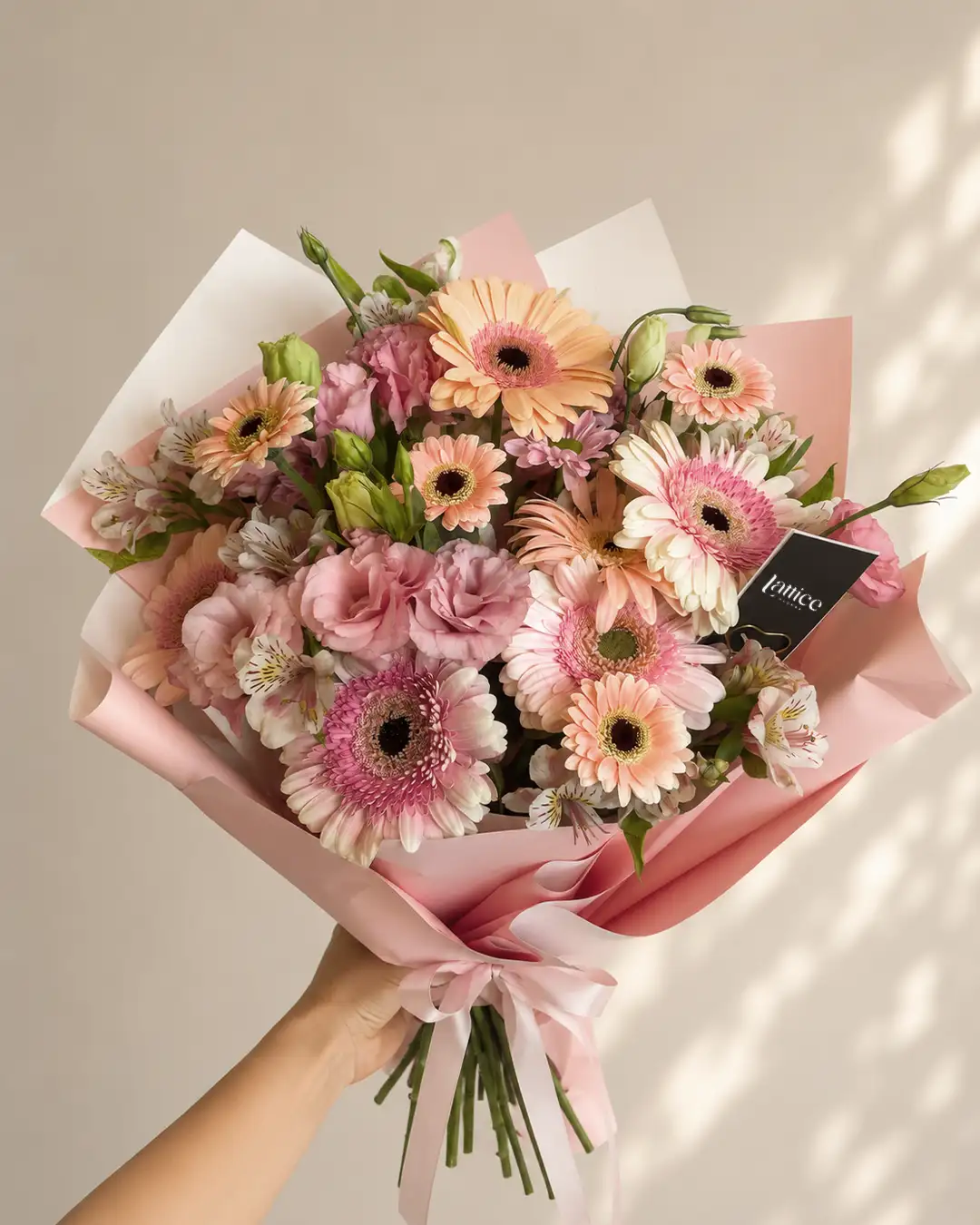 Bouquet Gerberas Rosa Elegance | Lattice Flores